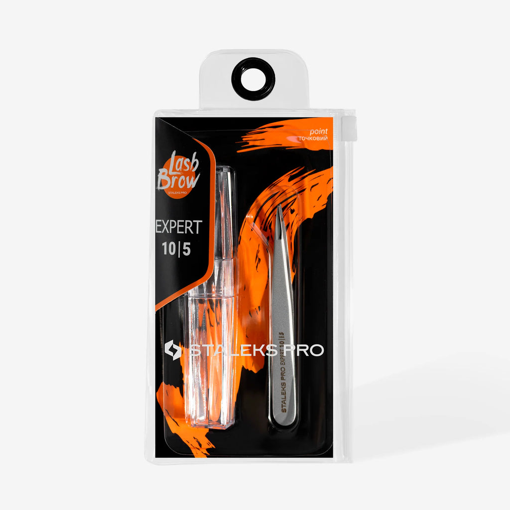 STALEKS PRO Eyebrow Tweezers Expert 10 Type 5 (Point)