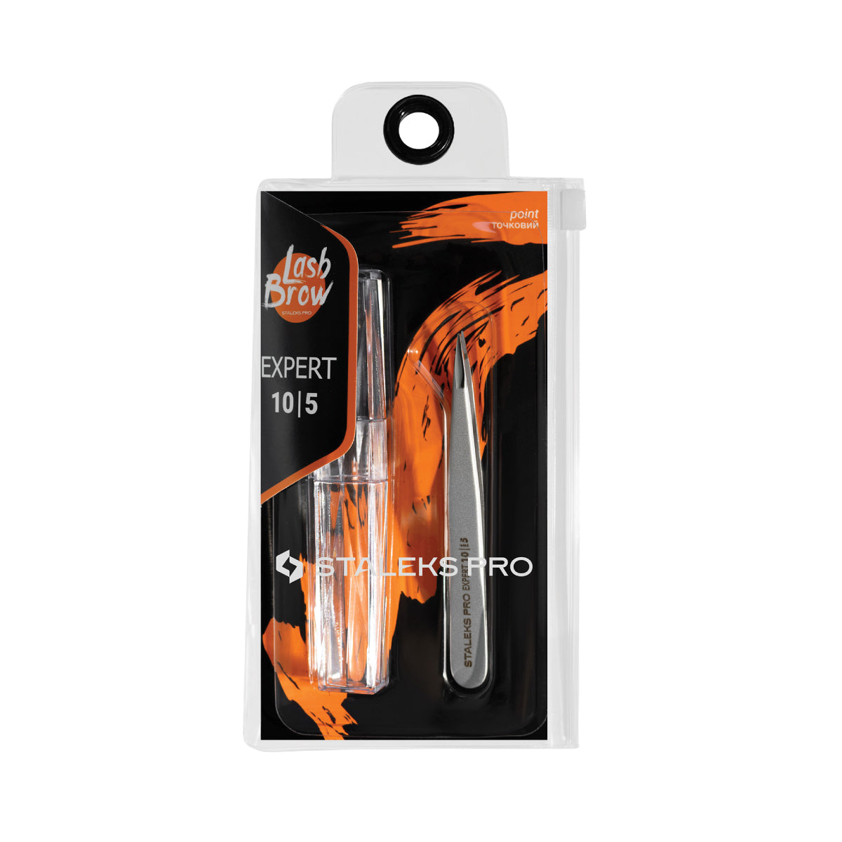 STALEKS PRO Eyebrow Tweezers Expert 10 Type 5 (Point)