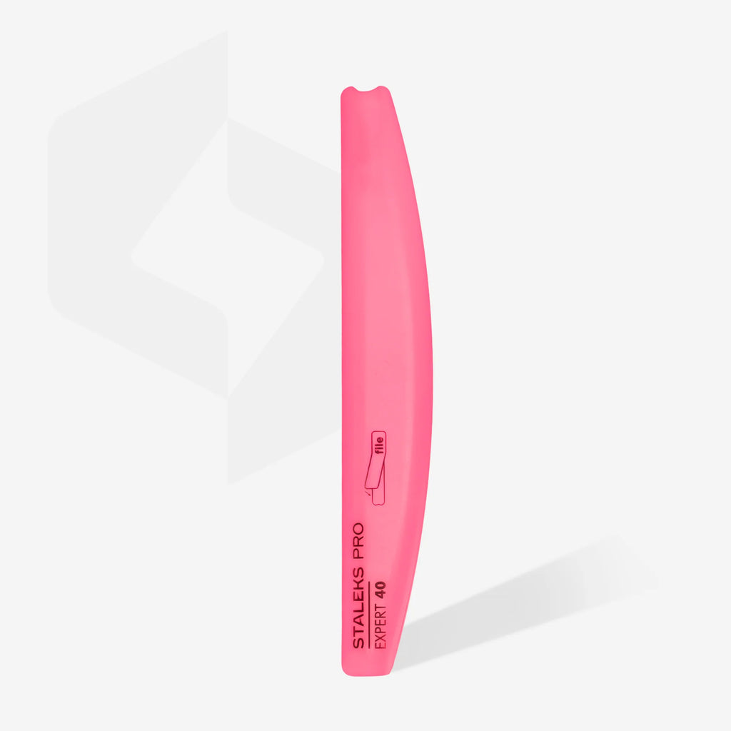 STALEKS PRO Crescent Beveled Plastic Base For Nail File Expert 4