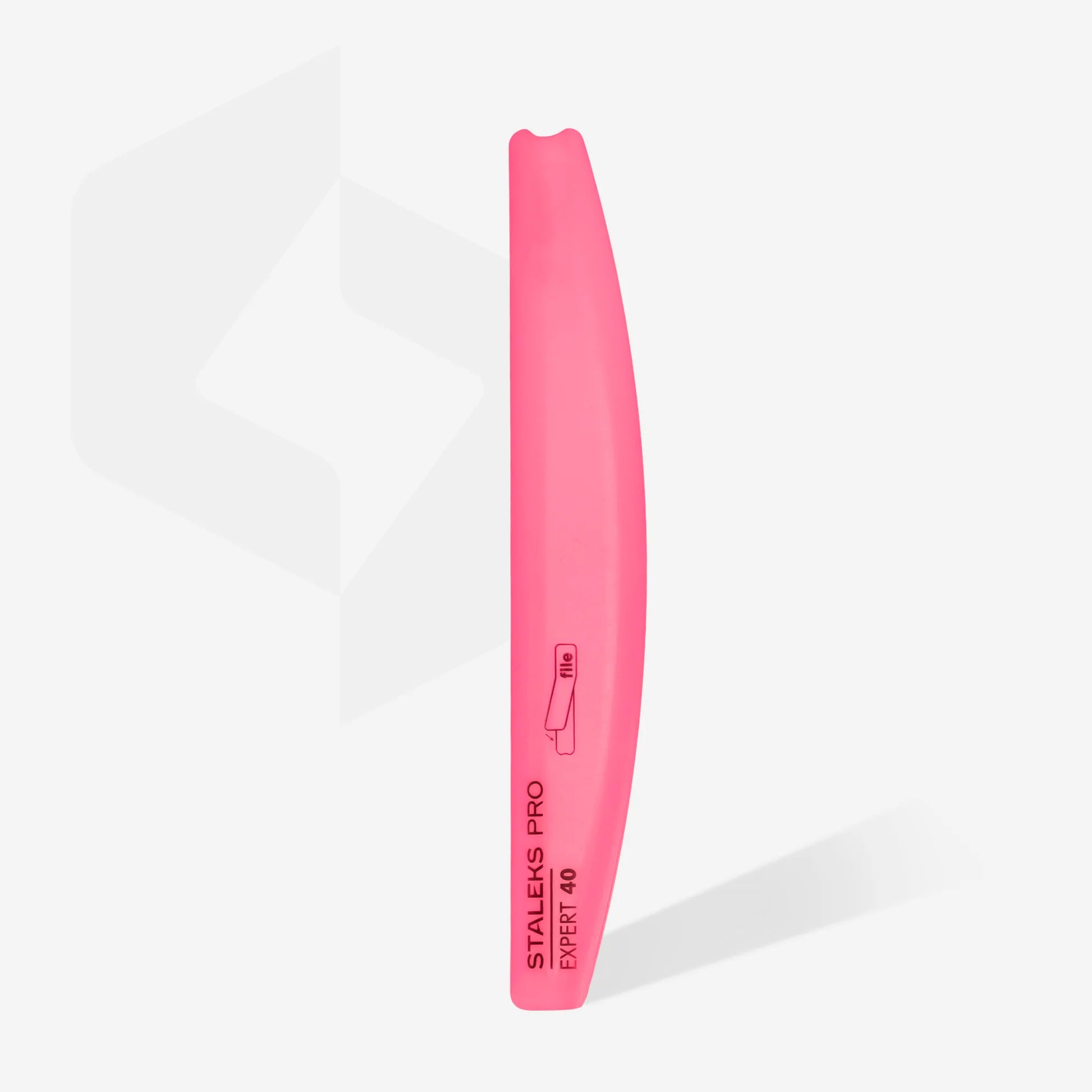STALEKS PRO Crescent Beveled Plastic Base For Nail File Expert 4