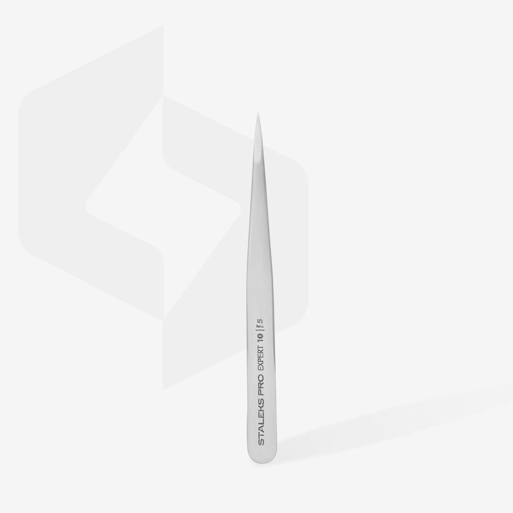 STALEKS PRO Eyebrow Tweezers Expert 10 Type 5 (Point)