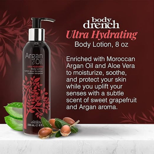 BODY DRENCH Argan Oil Body Lotion 8 fl oz