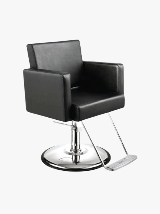 SALON STYLING CHAIR- BLACK- CA010