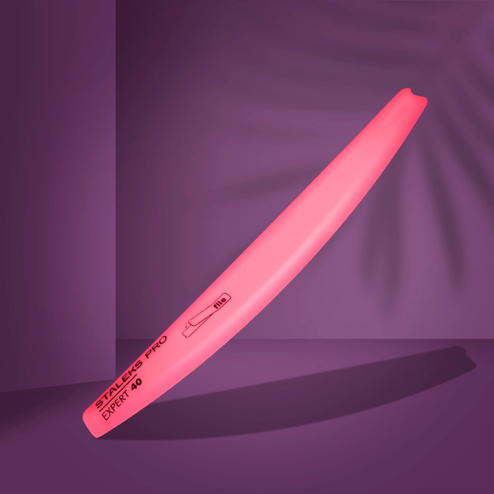 STALEKS PRO Crescent Beveled Plastic Base For Nail File Expert 4