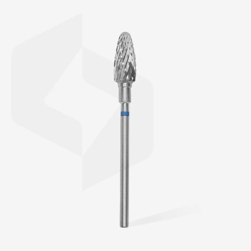 STALEKS PRO Carbide Nail Drill Bit Corn Blue Expert Head Diameter 6 Mm / Working Part 14 Mm