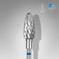 STALEKS PRO Carbide Nail Drill Bit Corn Blue Expert Head Diameter 6 Mm / Working Part 14 Mm
