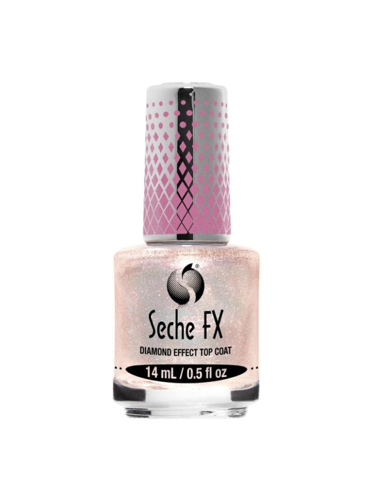 Seche FX Diamond Effect Top Coats Pink 0.5 Oz