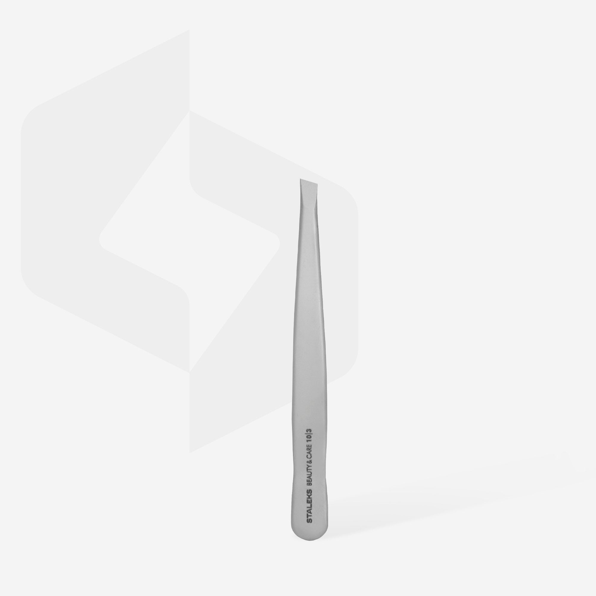 STALEKS PRO Eyebrow Tweezers Beauty & Care 10 Type 3 (Wide Beveled)