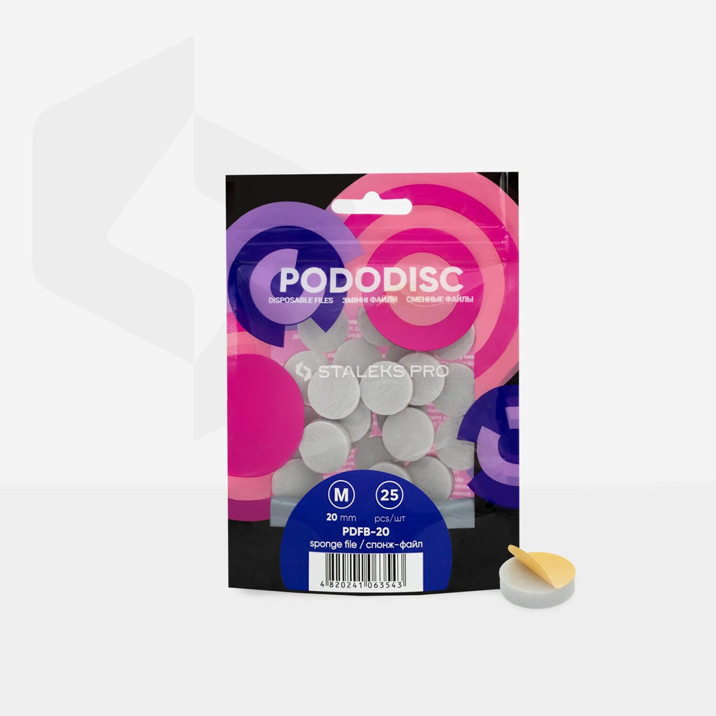 STALEKS PRO Disposable Files-Sponges For Pedicure Disc Pododisc