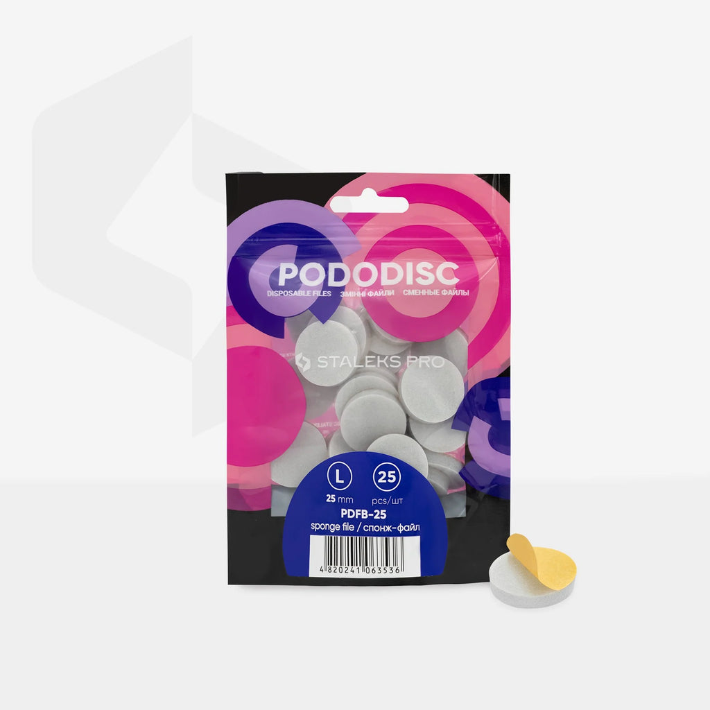 STALEKS PRO Disposable Files-Sponges For Pedicure Disc Pododisc